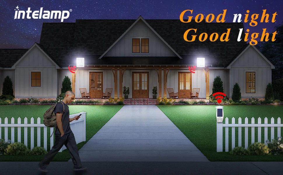 3000LM Solar Flood Light Outdoor Solar Lamp Motion Sensor Light