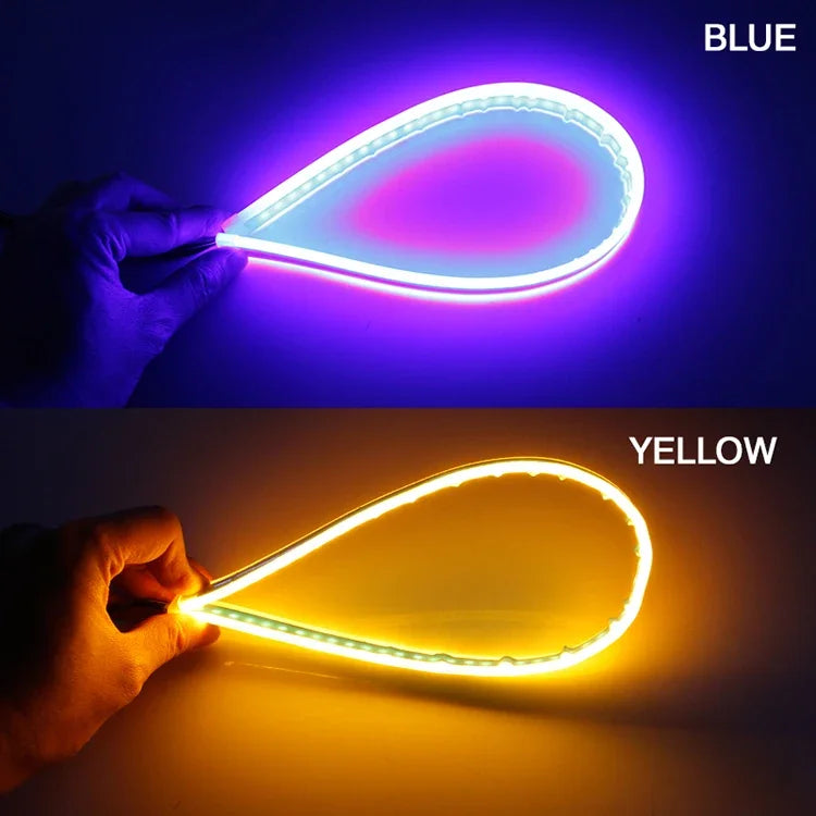 Led Guide Strip Headlight for Car Daytime Running Lights