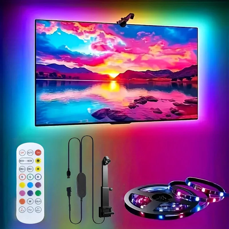 TV Led Backlight RGBIC LED Strip Lights with Camera Sensor