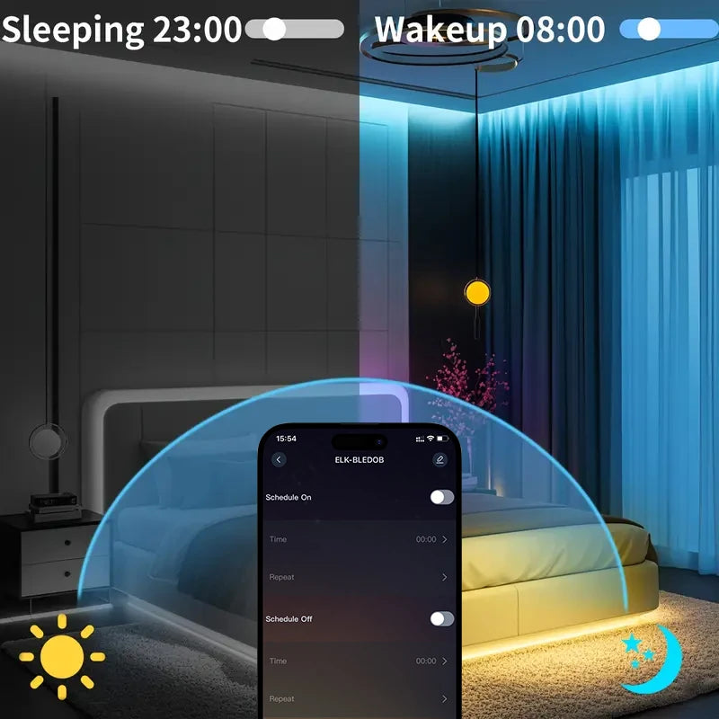 5V LED strip lamp RGB with USB 24 key Bluetooth remote control