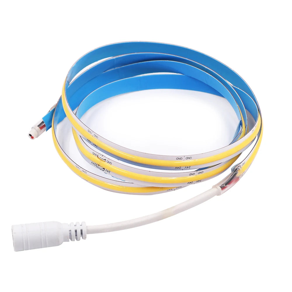 3mm 5mm 8mm PCB COB LED Strip 5V 12V 24V 320LEDs