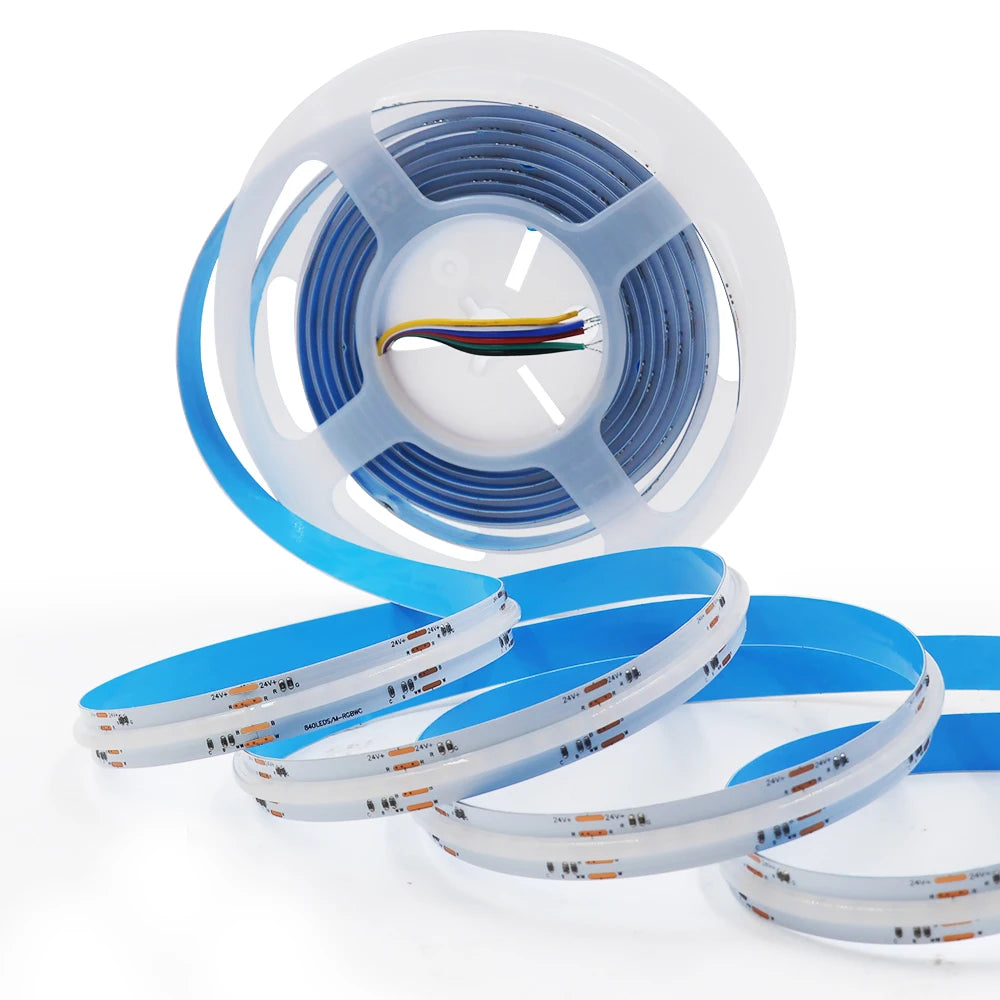 DC 12V 24V COB LED Strip RGBCCT High Bright Led Tape Diode