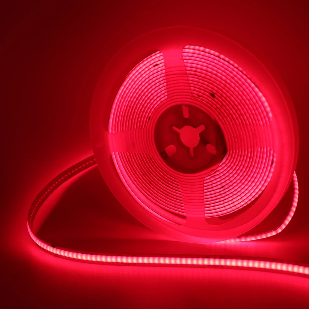 COB LED Strip 5V 12V 24V 320LEDs Flexible LED Tape