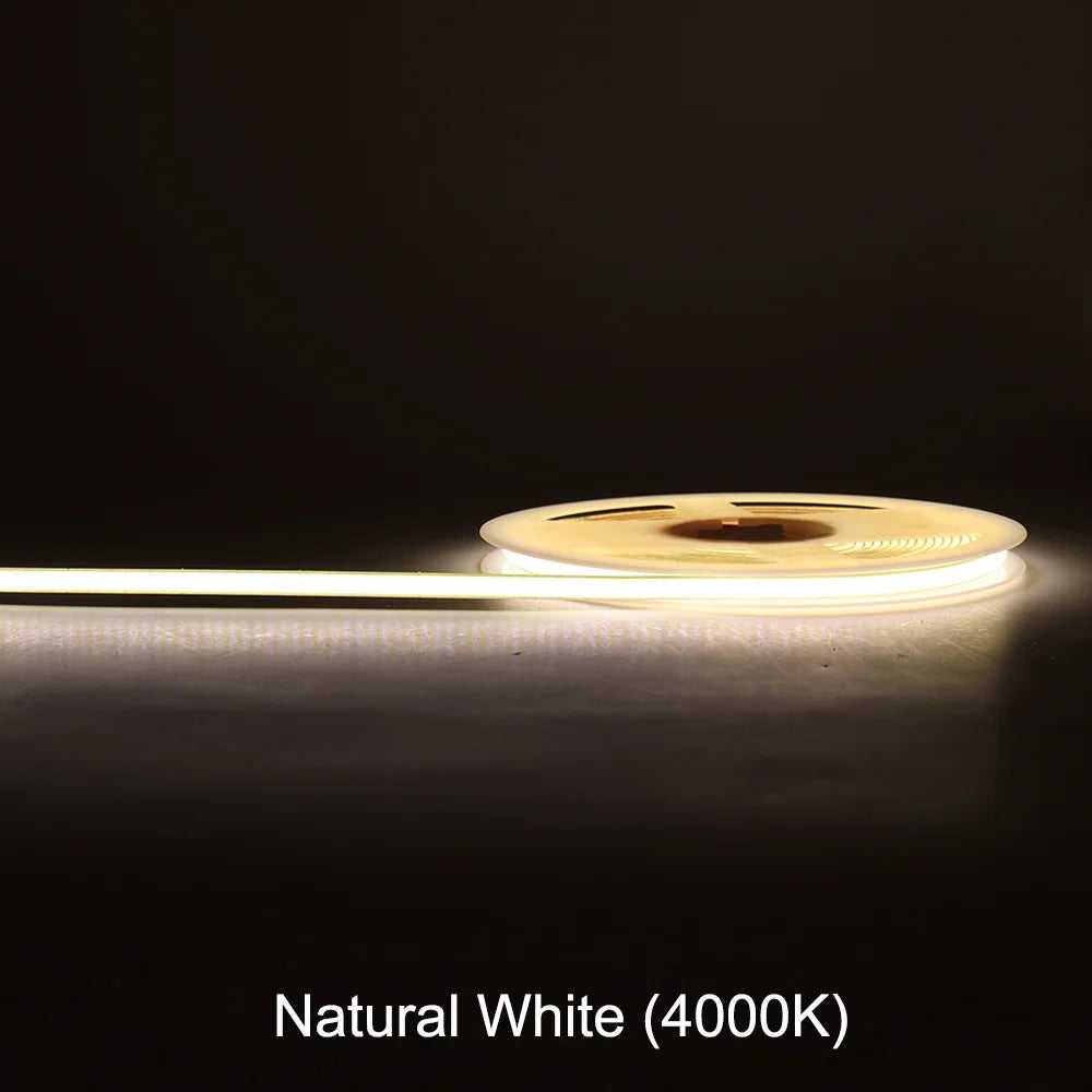 FOB COB LED Strip Lights  Flexible Dimmable LED Tape