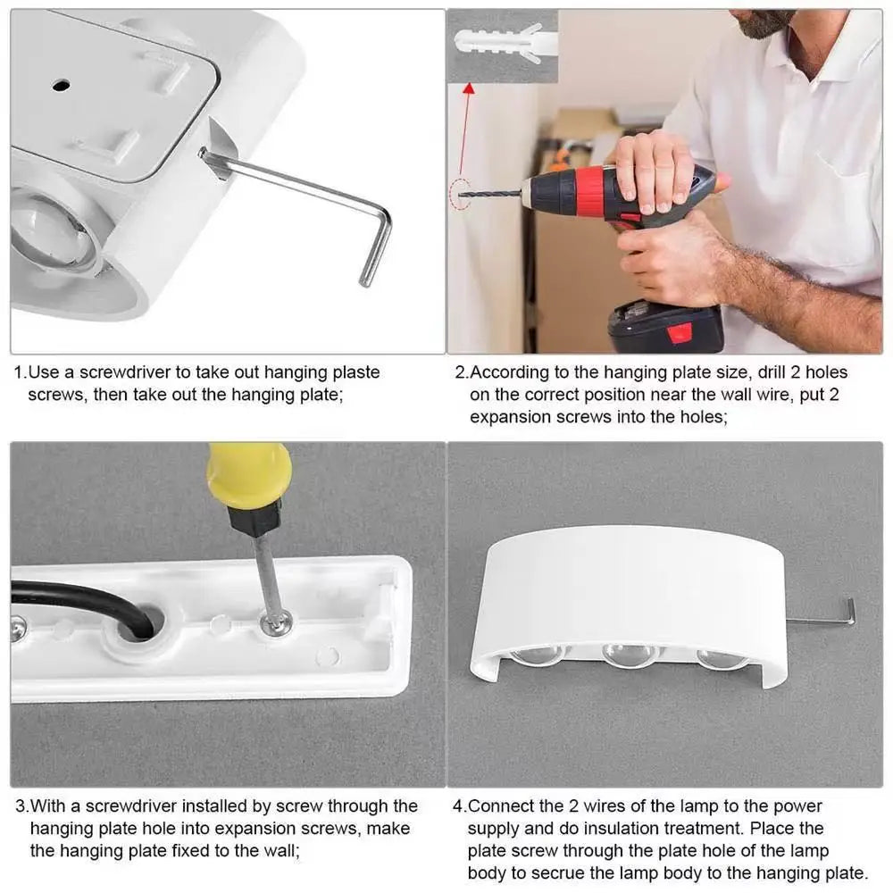 Smart RGB Outdoor Light,2700K-6500K Ambience Wall Lights