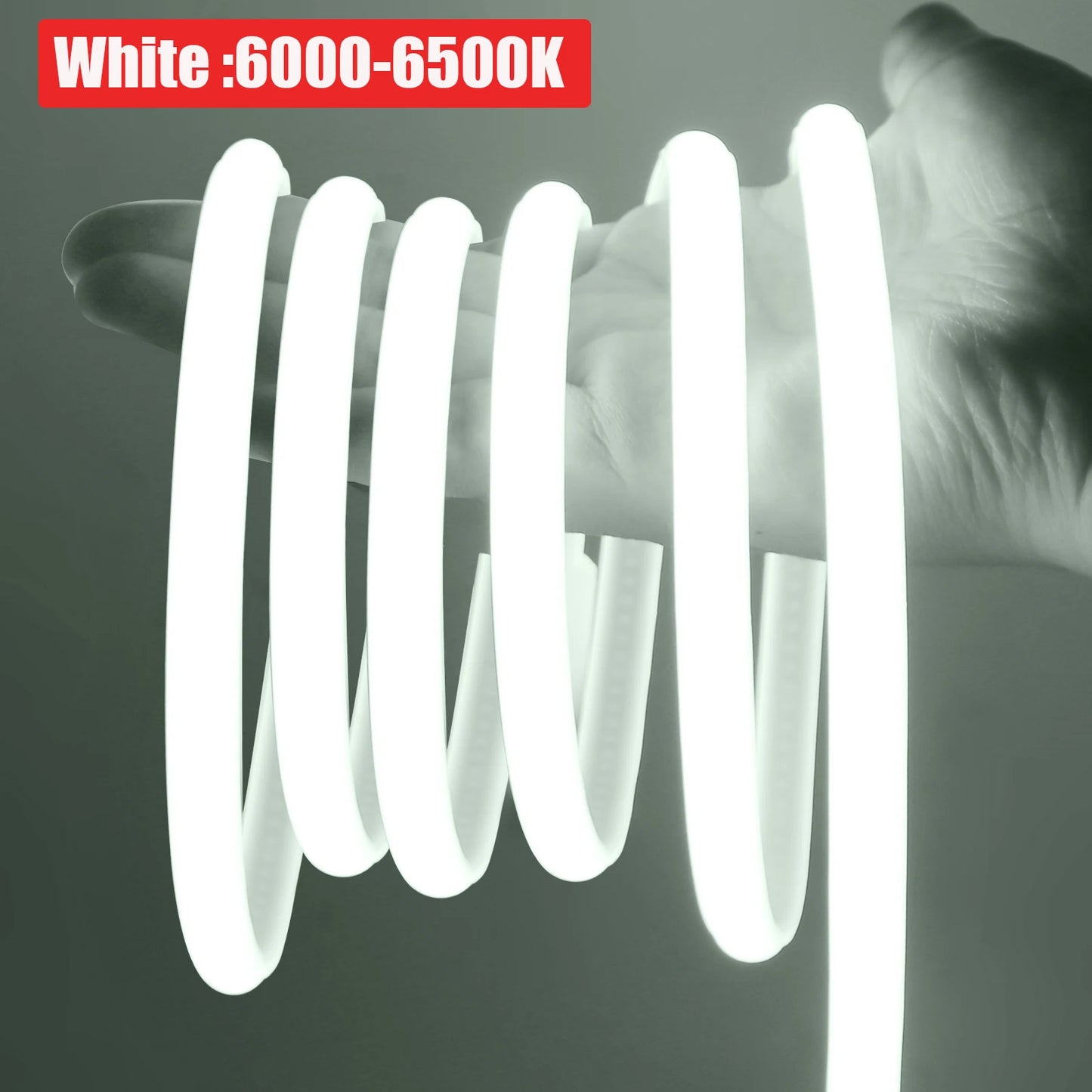 Dimmerable 220V COB Strip Flexible Ribbon LED Neon Light