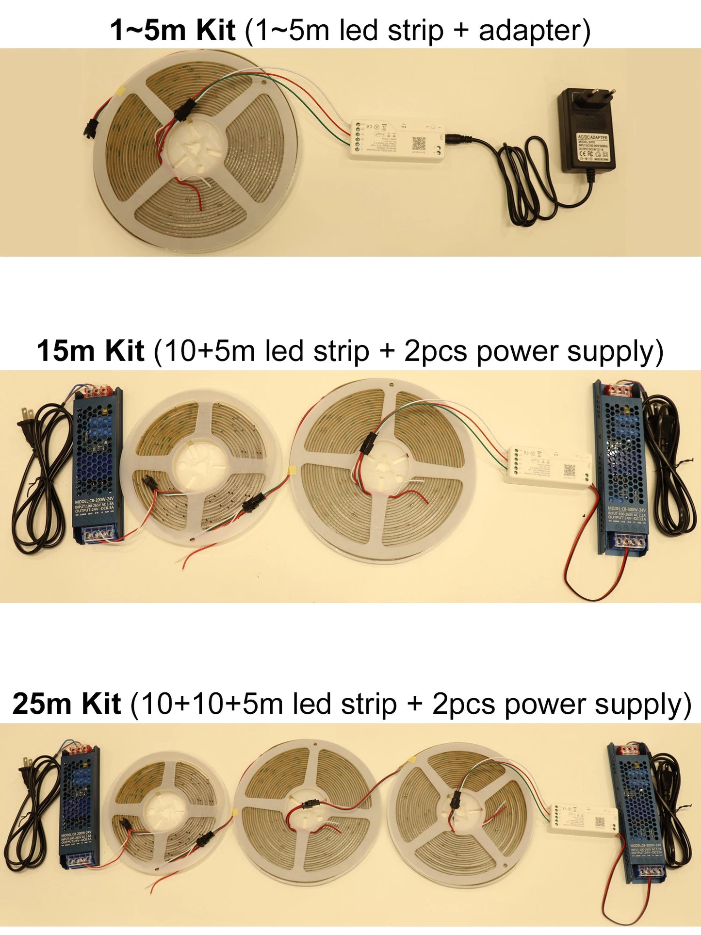 RGB-IC COB LED Strip with Tuya Wifi Controller LED Tape