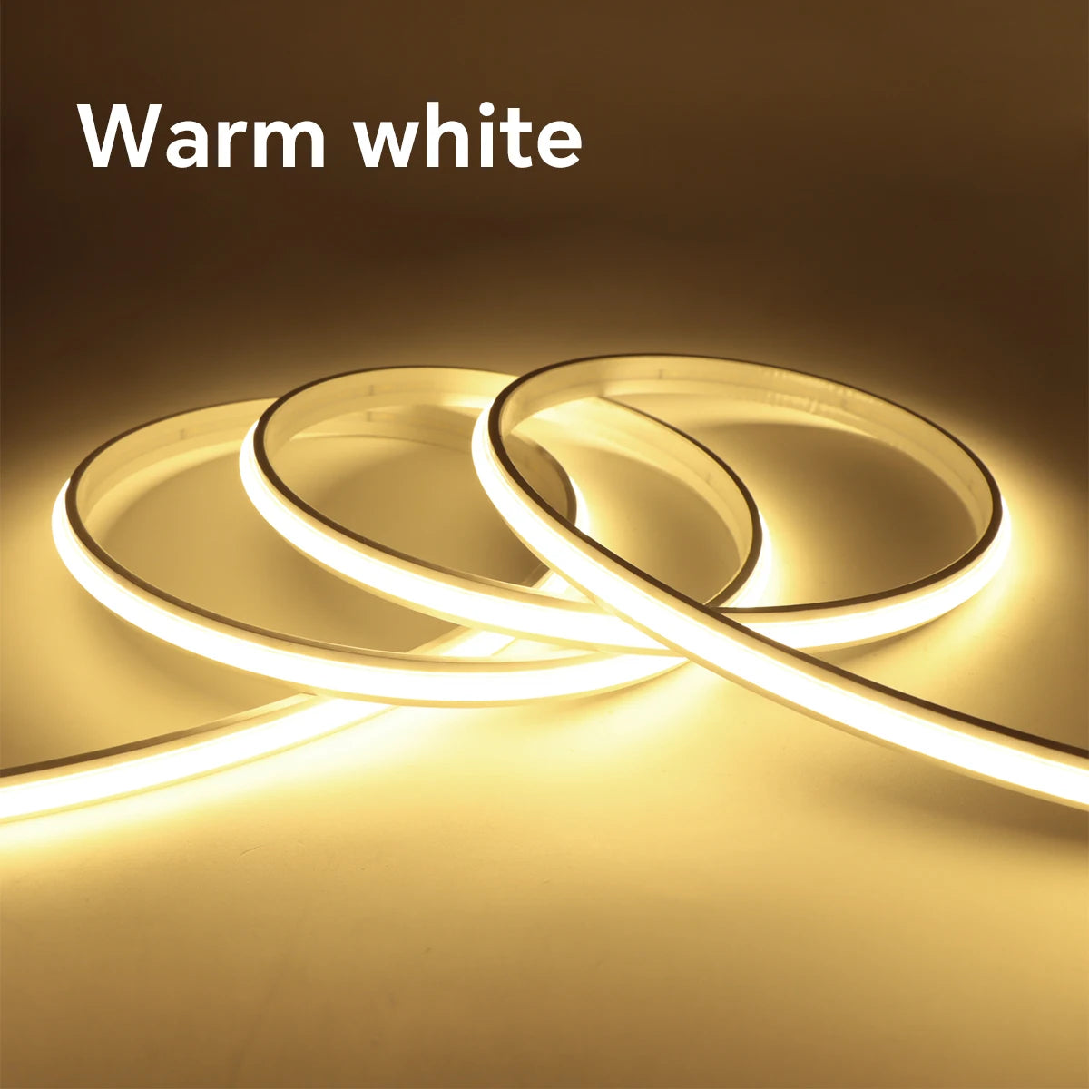 24V COB Neon Strip Light Solid Silicone Gel Tube Tape