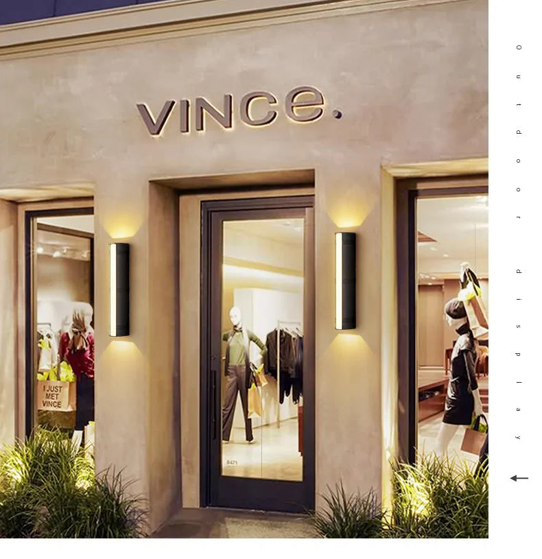 LED Outdoor Wall Light IP65 Waterproof Garden Light