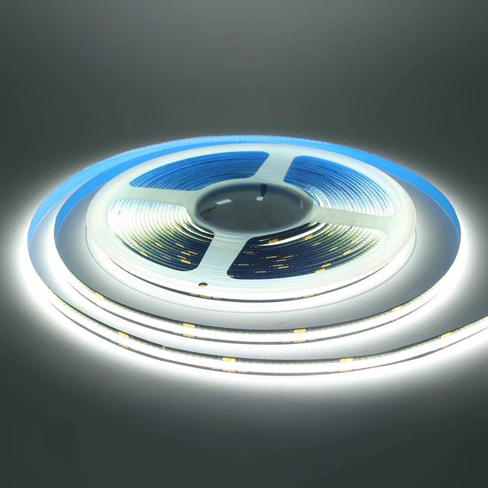 Black PCB COB LED Strip Light High Density Lighting