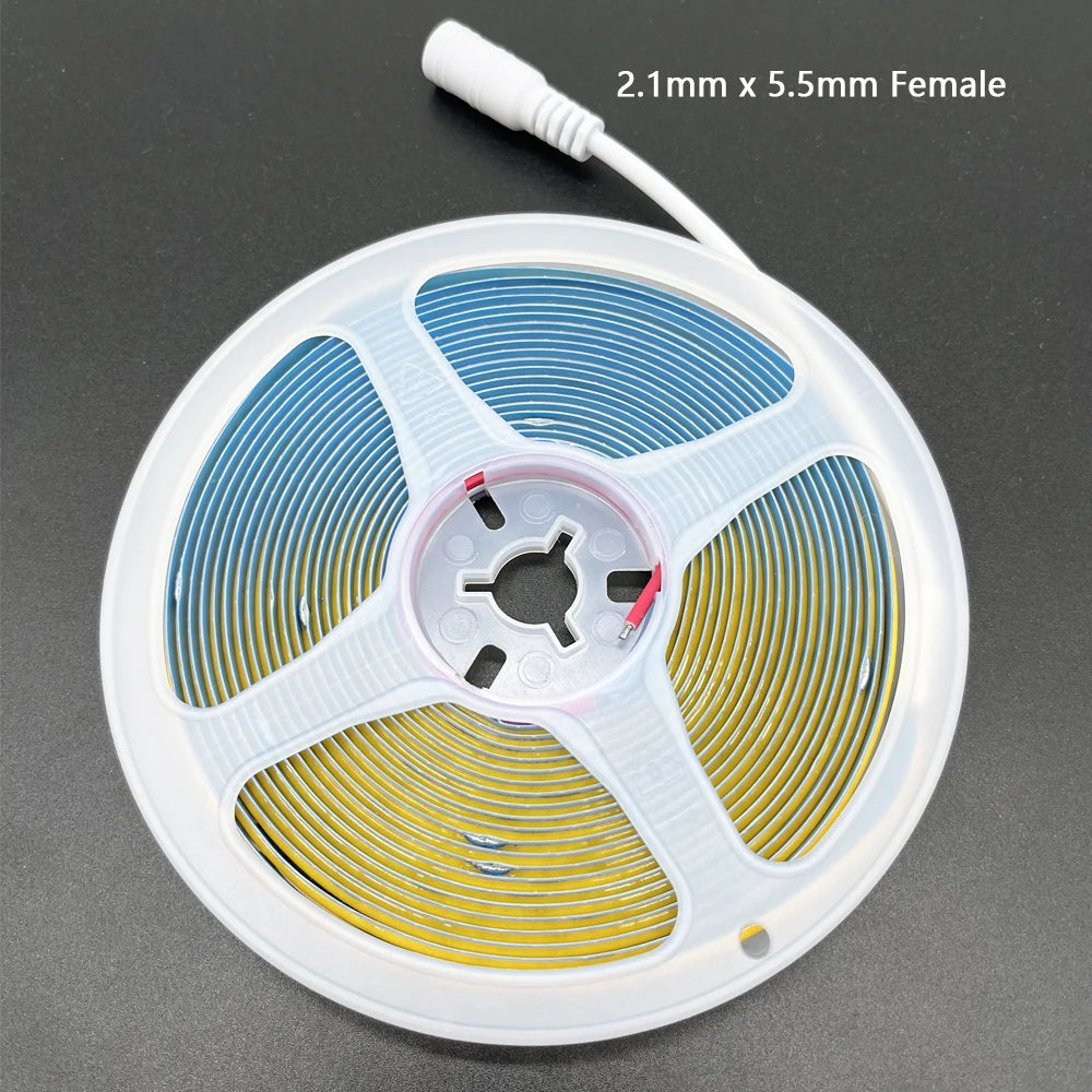 5V USB Tuya Zigbee 3.0 COB LED Strip Light 1m-5m Warm White