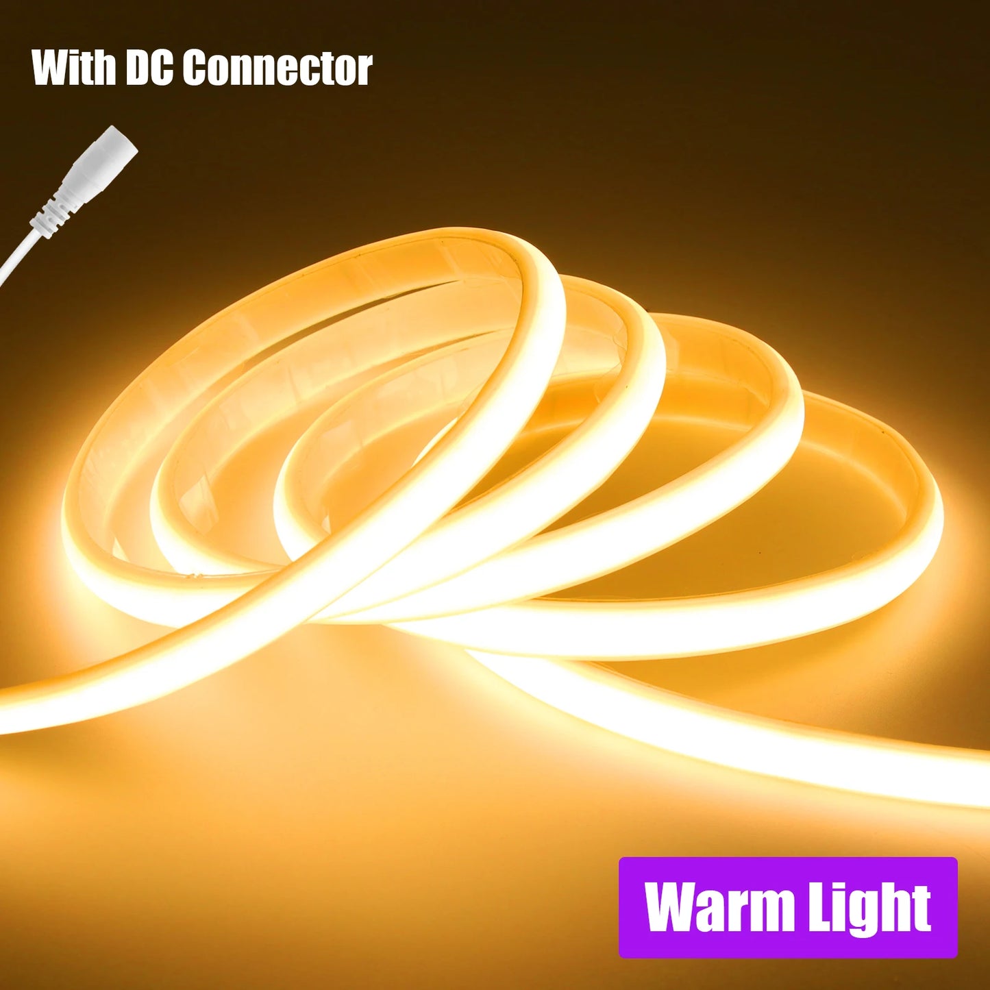 DC12V 24V COB Strip Waterproof Outdoor Home Decor LED