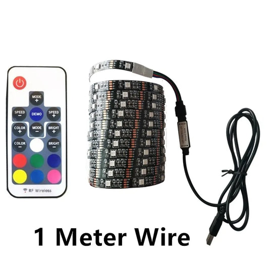 DC 5V USB 1 Meter LED Strip 5050 Waterproof RGB LED Light