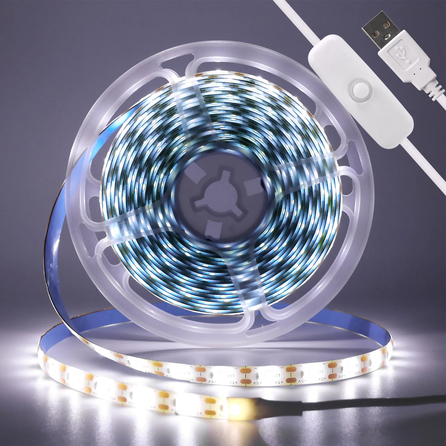 LED Strip Light USB 60Leds/m Flexible Led Tape for Room Decor