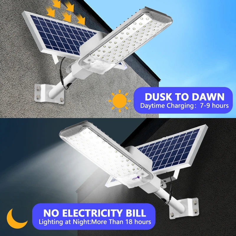 Solar Light High-Power 6500K LED Dusk to Dawn LED Solar