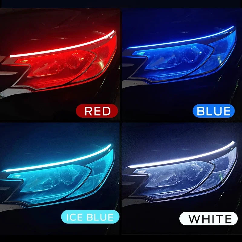 Led Guide Strip Headlight for Car Daytime Running Lights