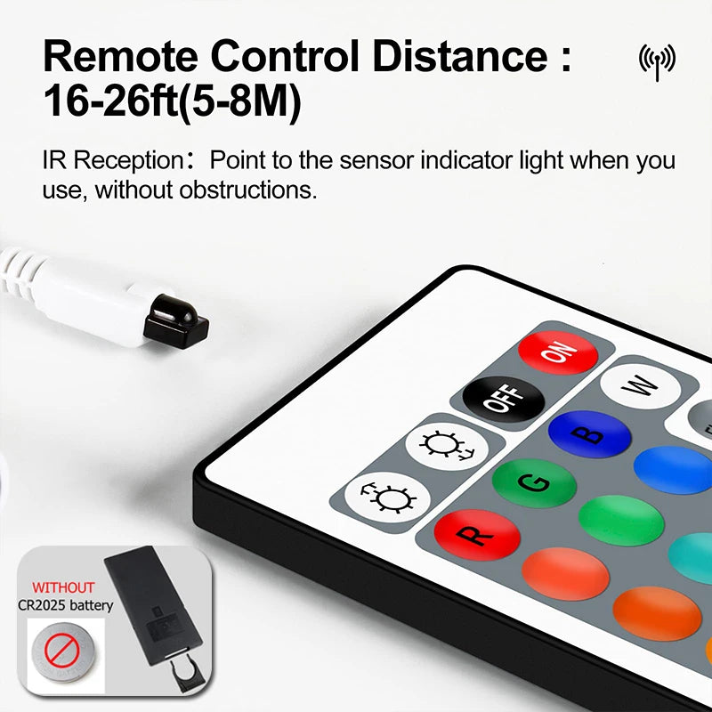 USB LED Neon Rope Lights, RGB Led Strip Lights with Remote
