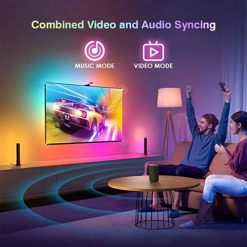TV RGBIC LED Light Strip Camera TV Screen Synchronization