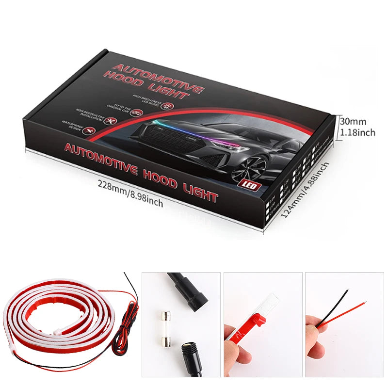 Scan Starting LED Car Hood Light Daytime Running  Light Strip