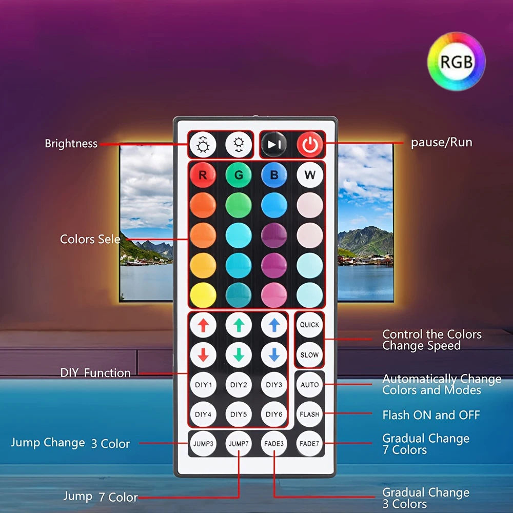 LED Strip Light APP Control IR Bluetooth Tape RGB