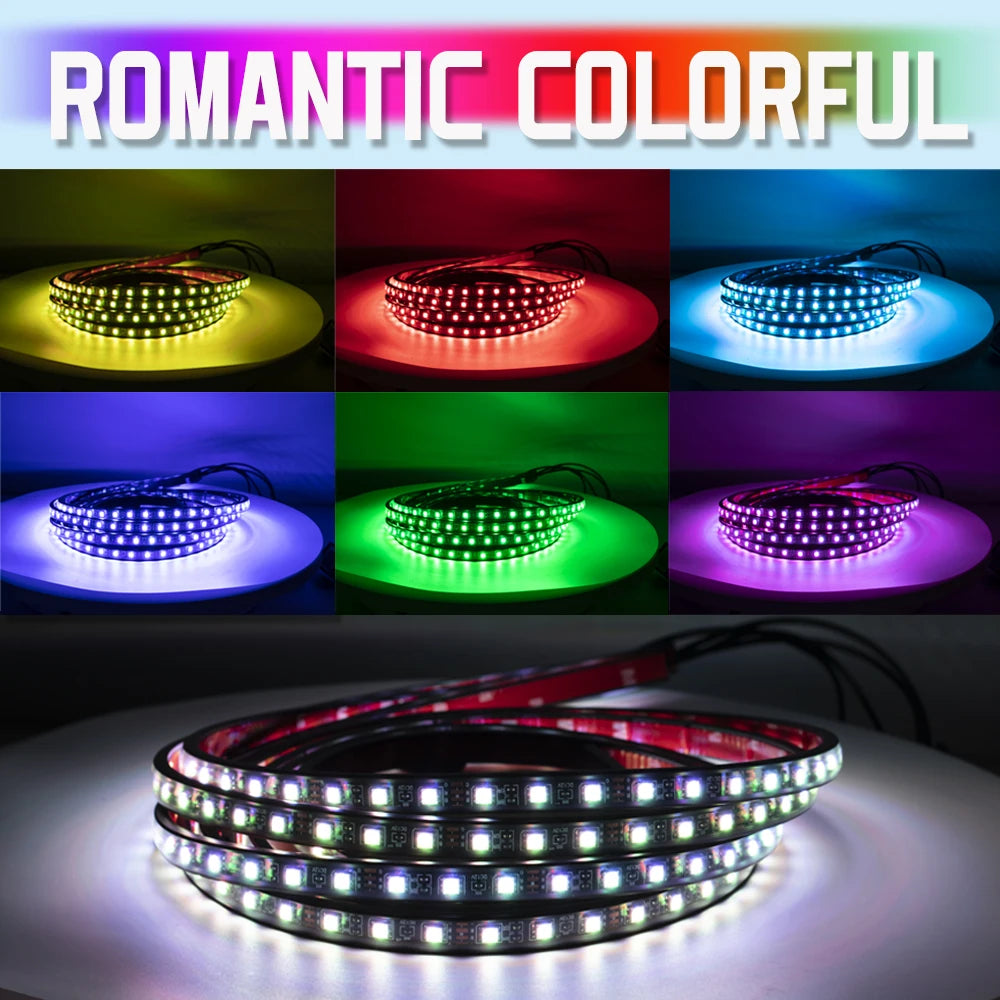 Car Charssis Flexible LED Strip Light LED Underbody APP Control