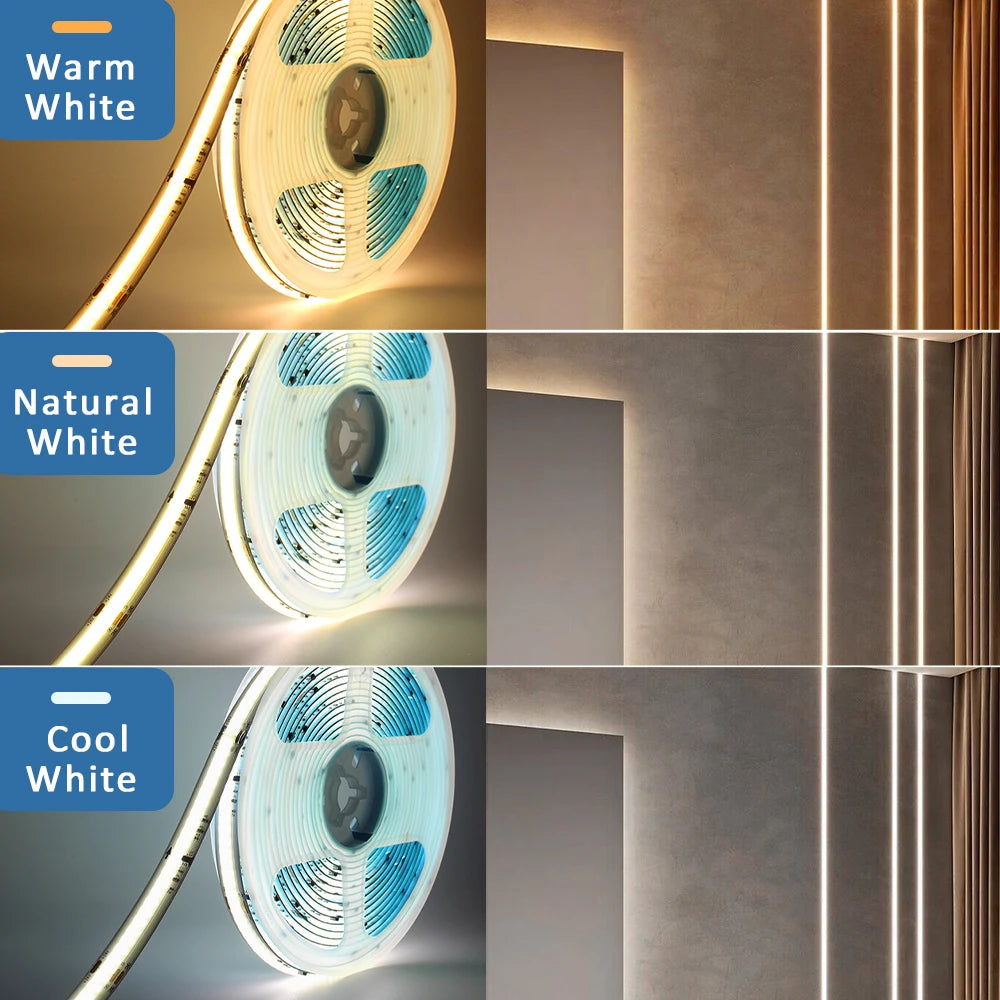 COB Running Water Flow Stair LED Strip Light with  Motion Sensor