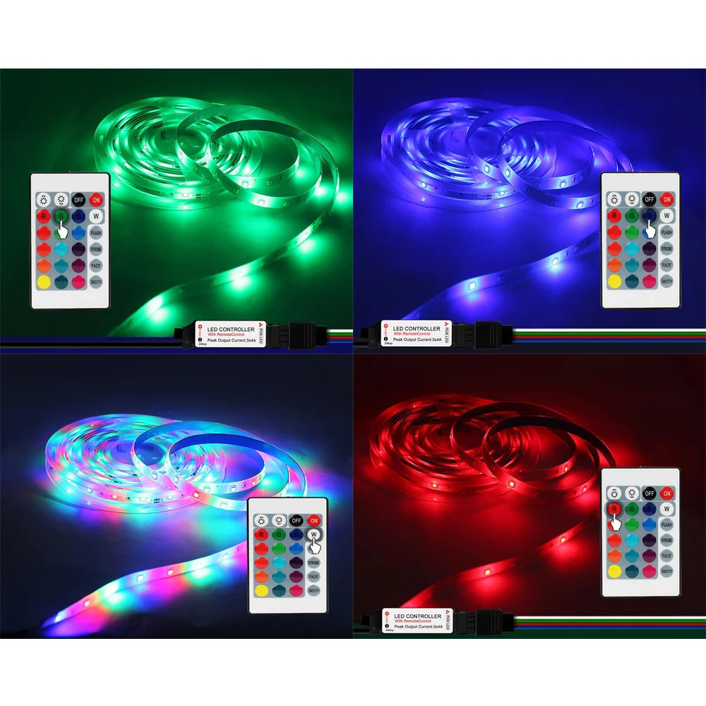RGB PC LED TV USB Light Strip Backlight 2835 0.5m- 5m Warm White