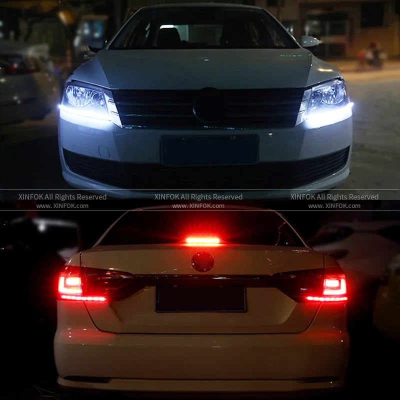 Bright Flexible DRL LED Strip Daylight Turn Signal Headlight