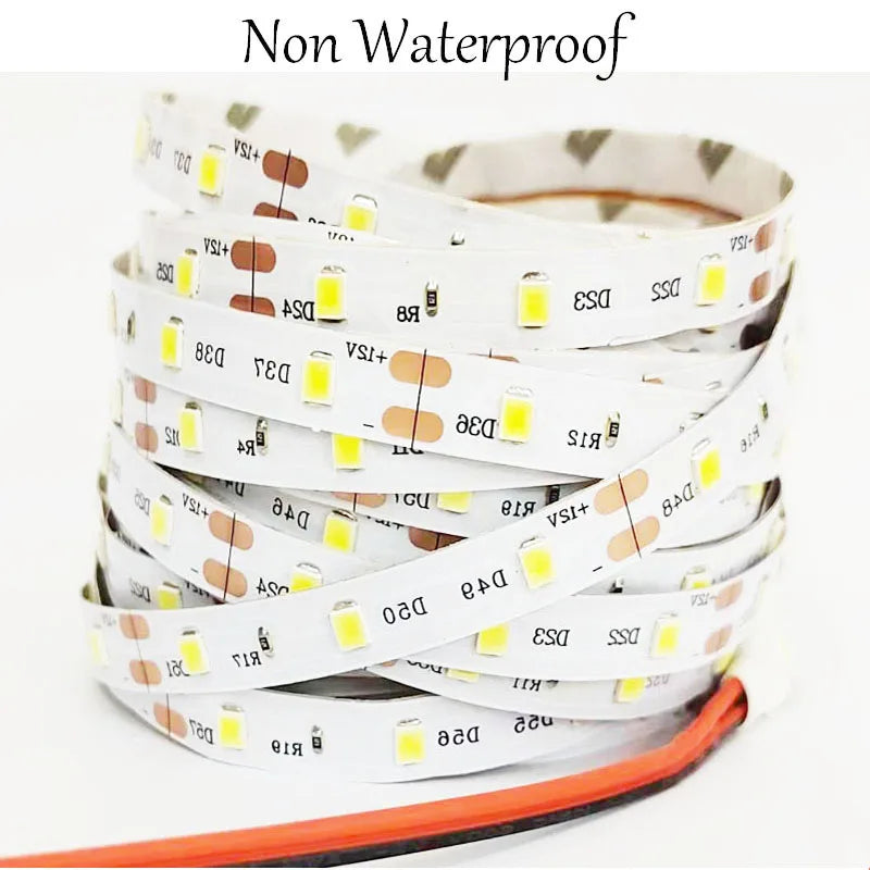 12V LED Strip Lights Waterproof Flexible Pink Blue 1m 2m 3m 4m 5m