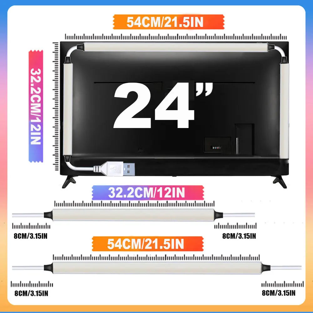 5V Usb Smart Tv Led Lights desktop light PC Tv Led Backlight