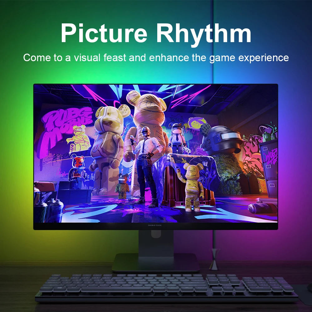 Smart Ambient TV PC Display Sync Computer Monitor Backlight