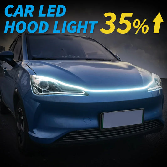 Car Hood Light Strip Daytime Running Flexible LED Auto