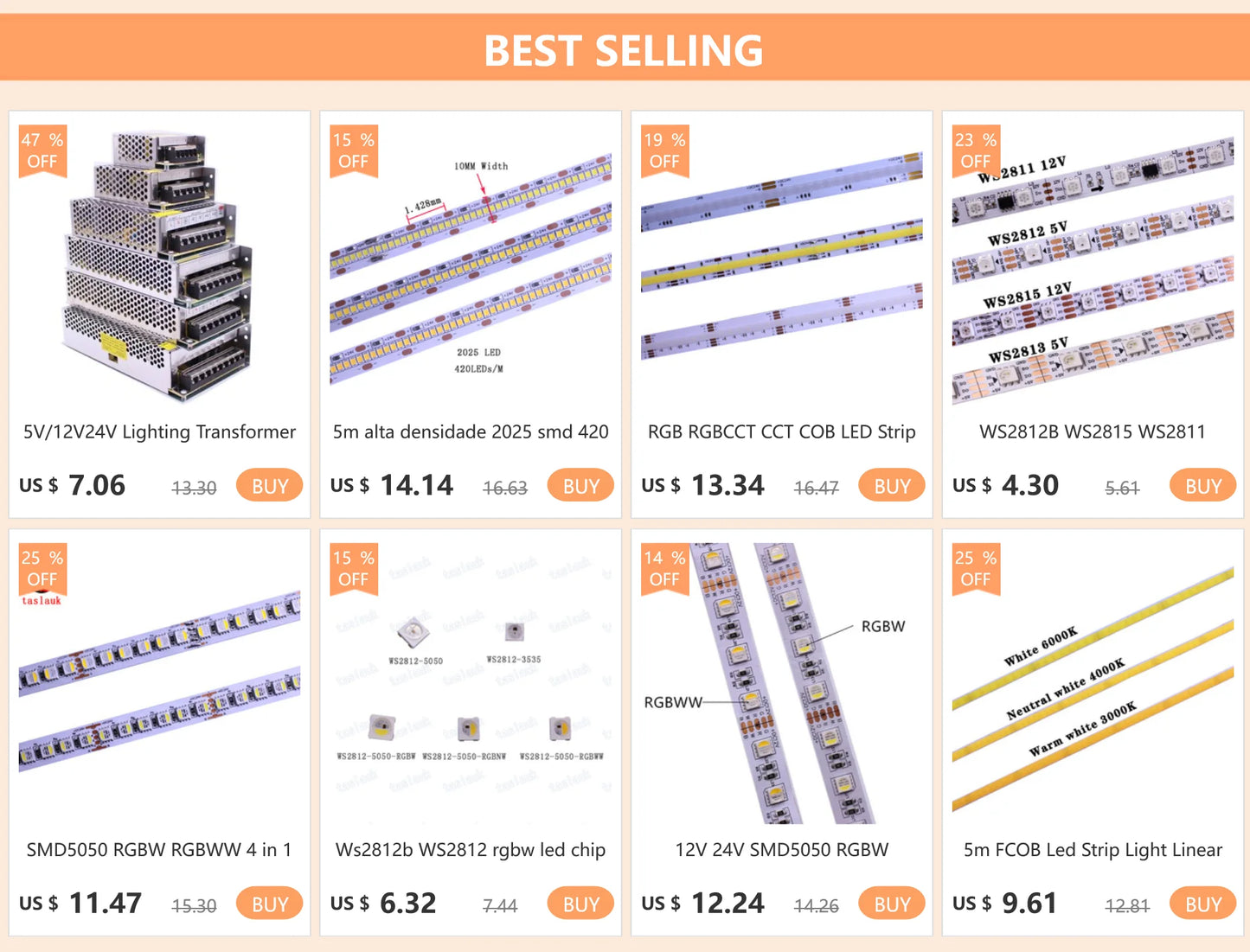 Smart Led Pixel strip Black/White PCB WS2812B/M ,IP30/IP65/IP67 DC5V