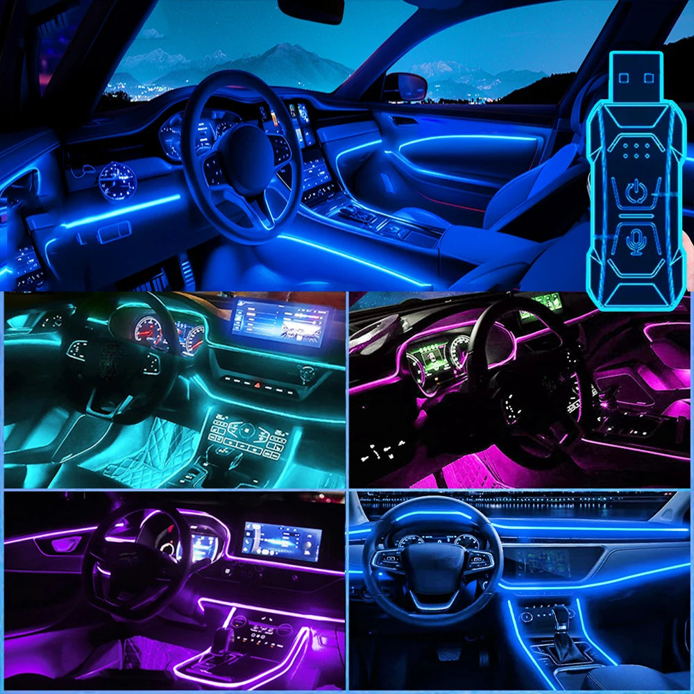 The Interior LED Light Strip Environmental Neon Light