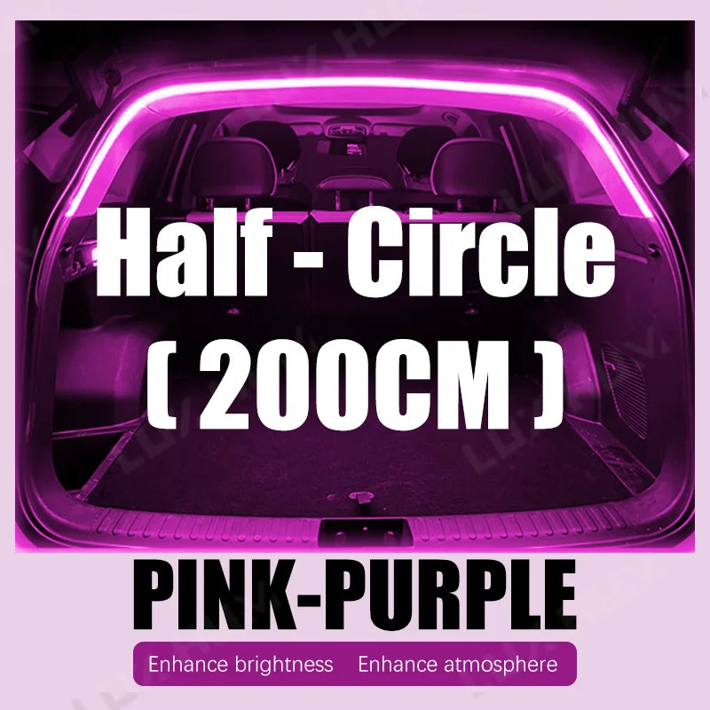 Car Trunk Led Light Hidden Flexible Light Strip