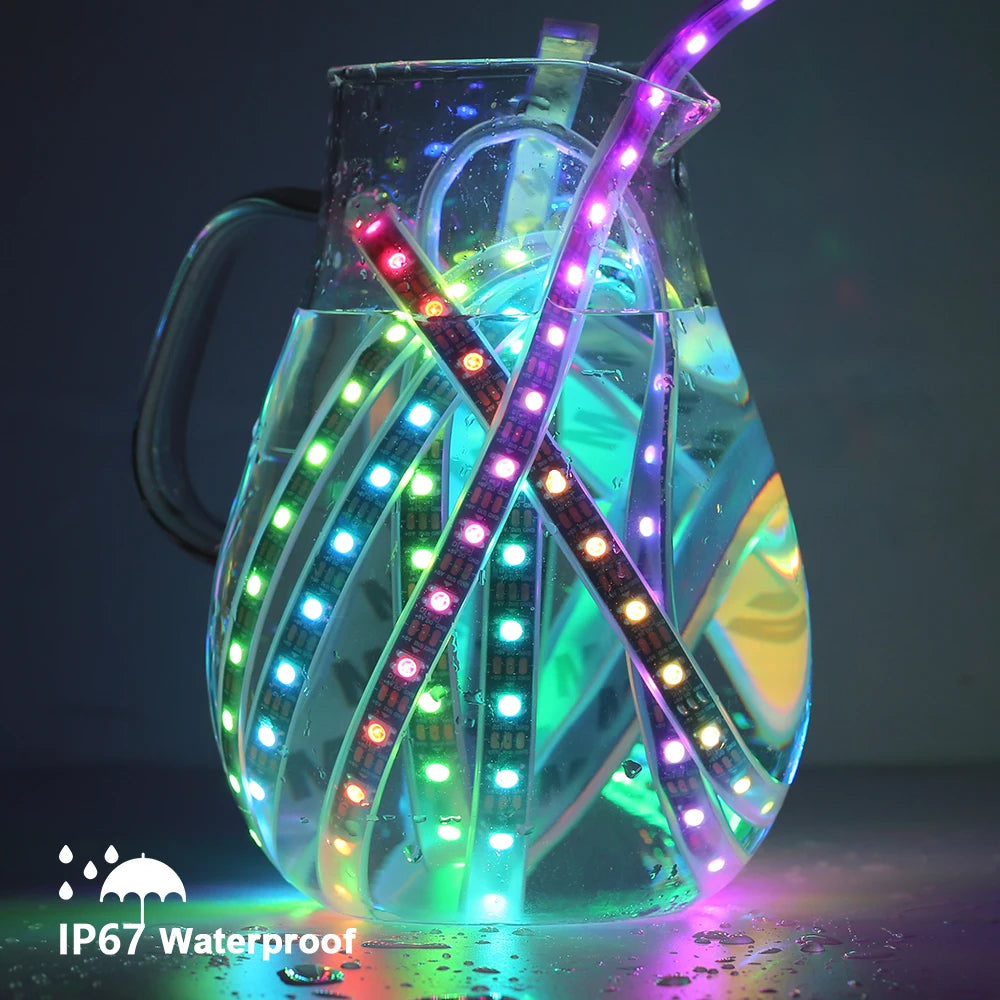 WS2812B Led Lights DC5V RGB Led Strip Light Individually Addressable