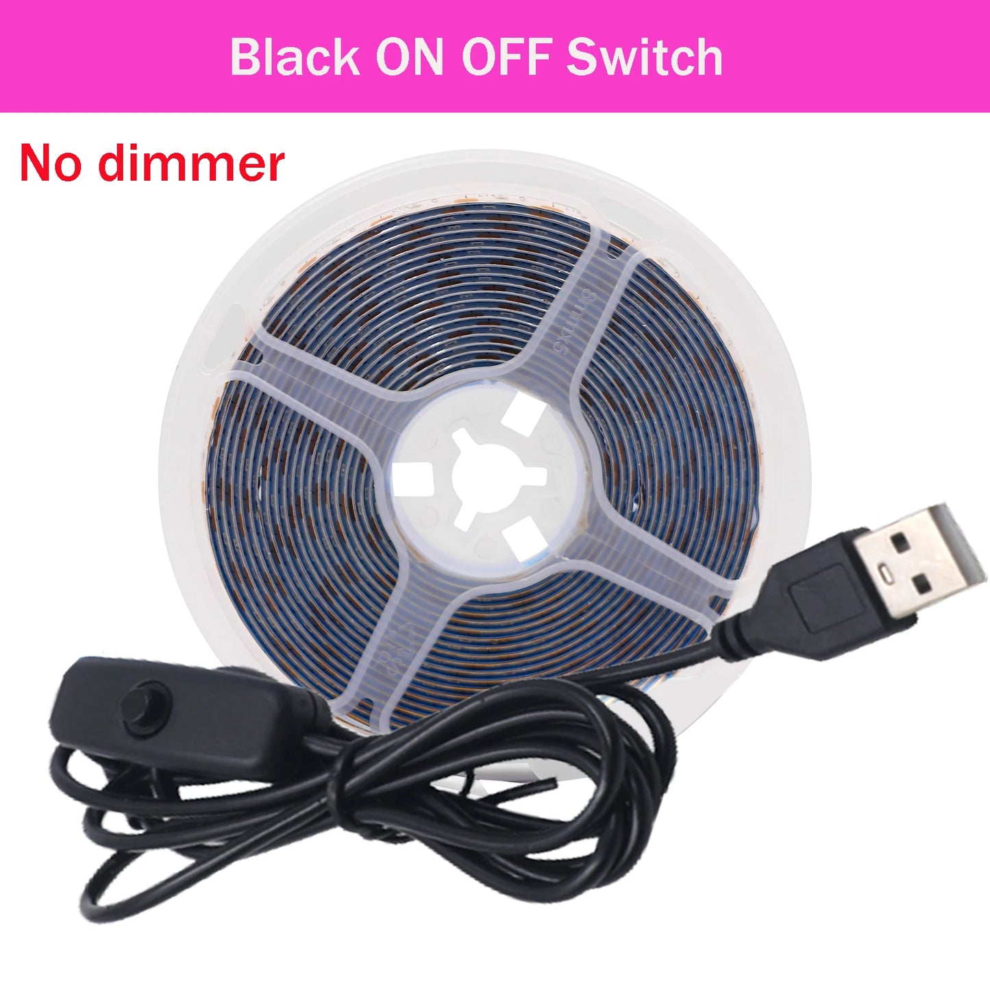 5V USB LED Strip Light with Dimmer Switch LED Tape