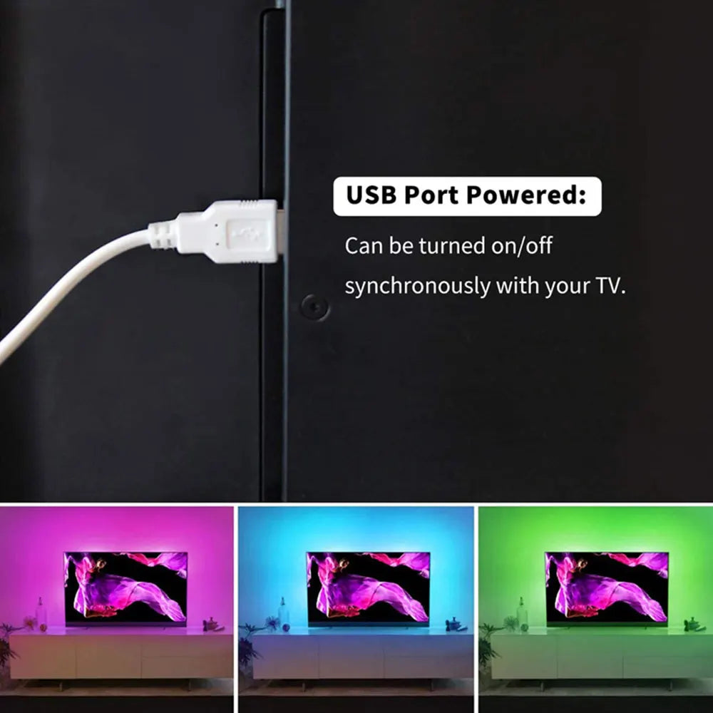 USB 5V RGB TV Led Backlight Strip 30Leds/M Led Lighting