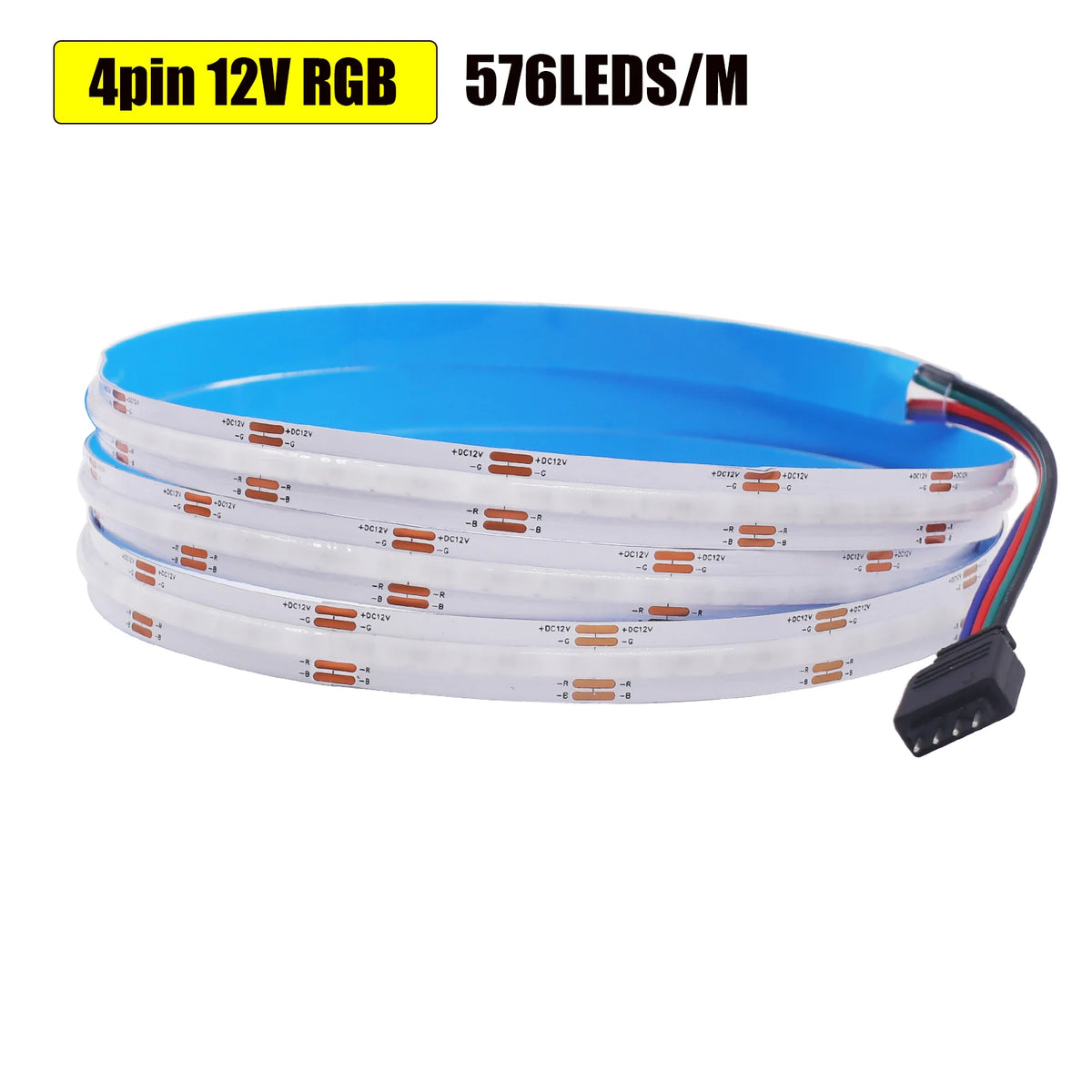 DC 12V 24V COB LED Strip RGBCCT High Bright Led Tape Diode