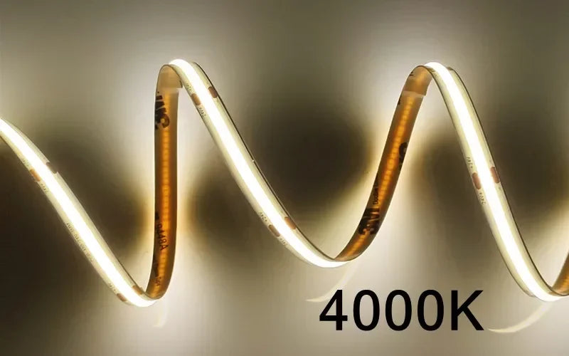 COB LED Strip Ultra Thin 12V 24V 8MM Tape Light