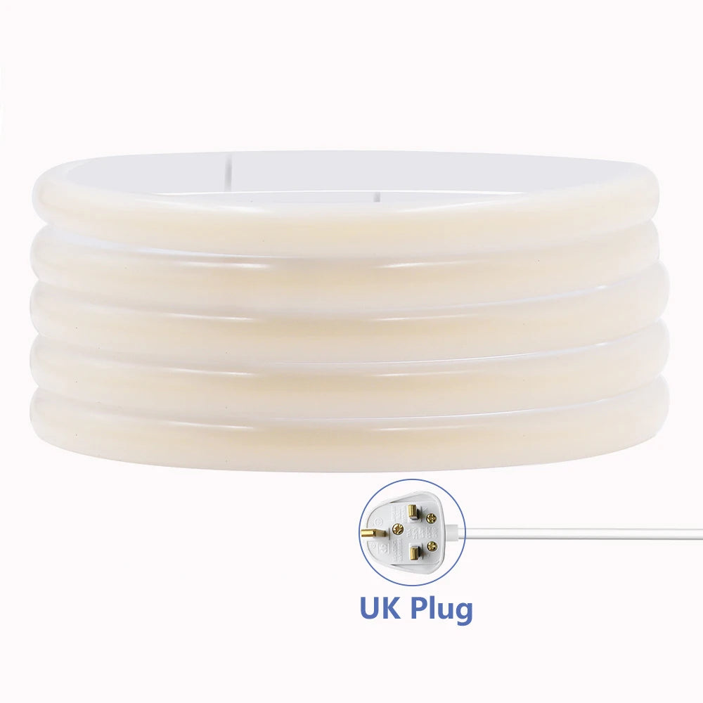 220V Dimmable COB LED Neon Strip Light Dimmer Switch Plug
