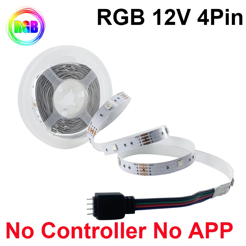12v Led Strip Lights Rgb 5050 Led Tape Light 12V Flexible Led Lighting Strips