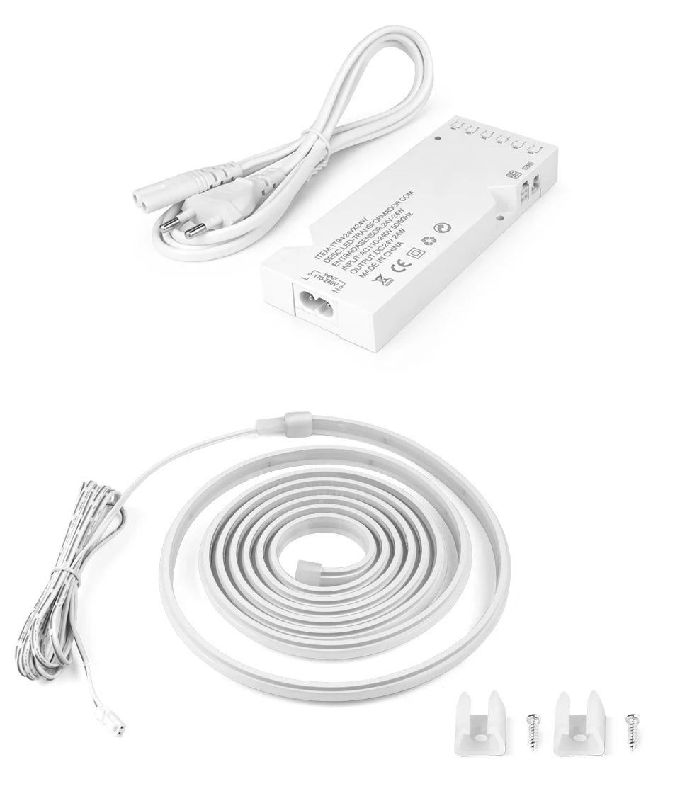 Neon Cob LED Strip Lights with Penetrable Wood Hand Sweep Touch