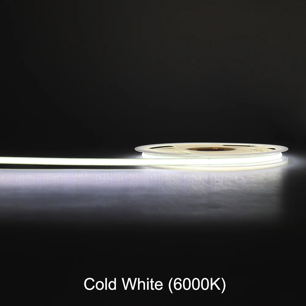 FOB COB LED Strip Lights  Flexible Dimmable LED Tape