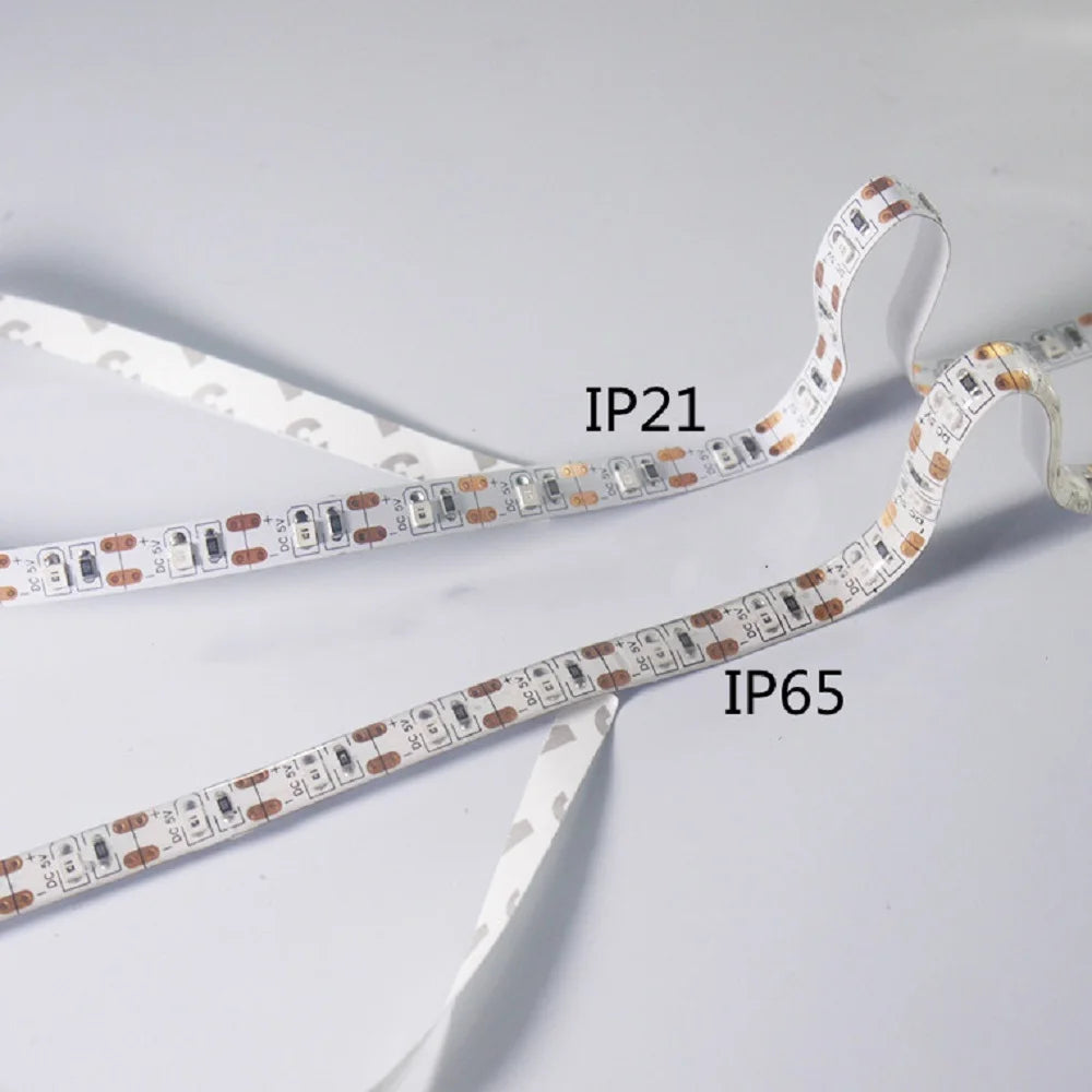 USB LED Strip Light DC5V 2835 With Dimmer/ON OFF Switch