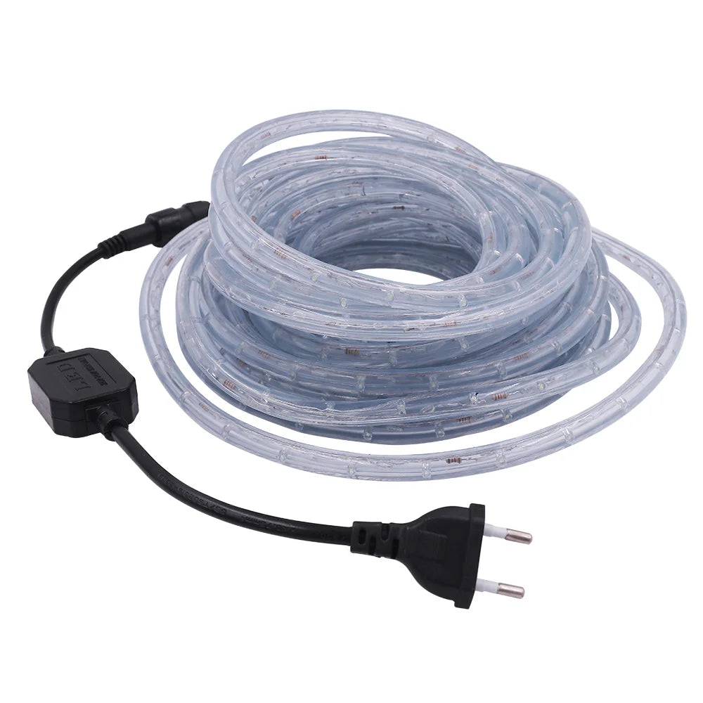 220V Neon Strip Light 360 Rainbow Tube Flex Neon Sign