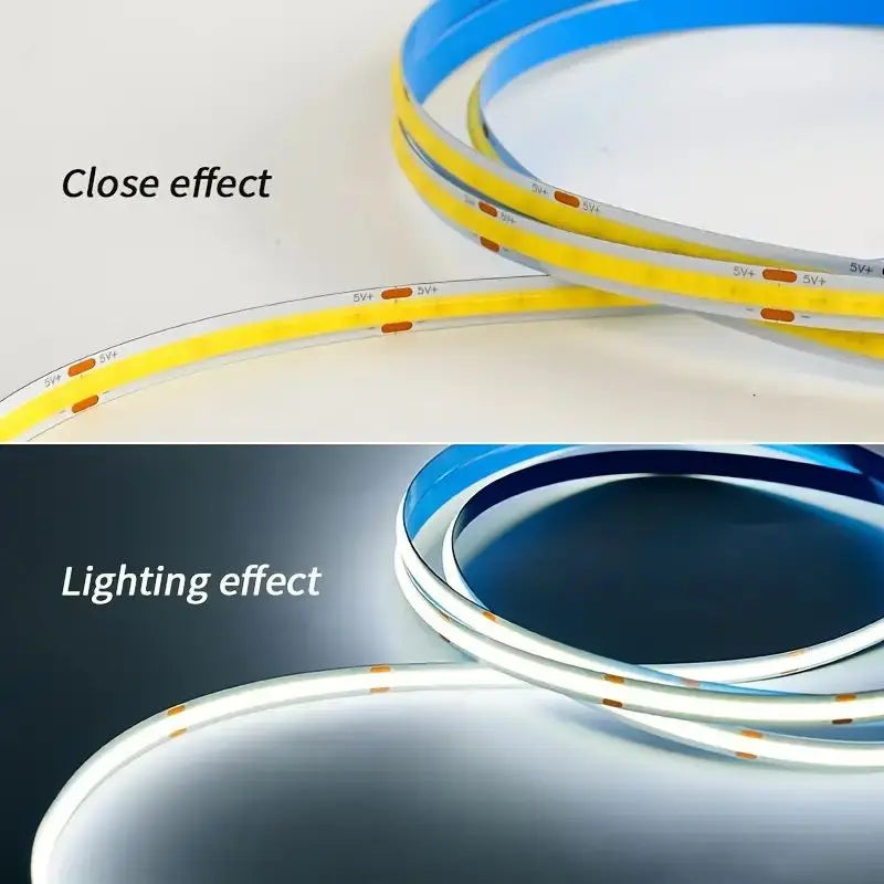 LED COB Light Strip Touch Dimmer Flexible Diode Tape