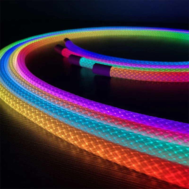 360 Degree Round Reticulate Neon LED Strip with Remote Control