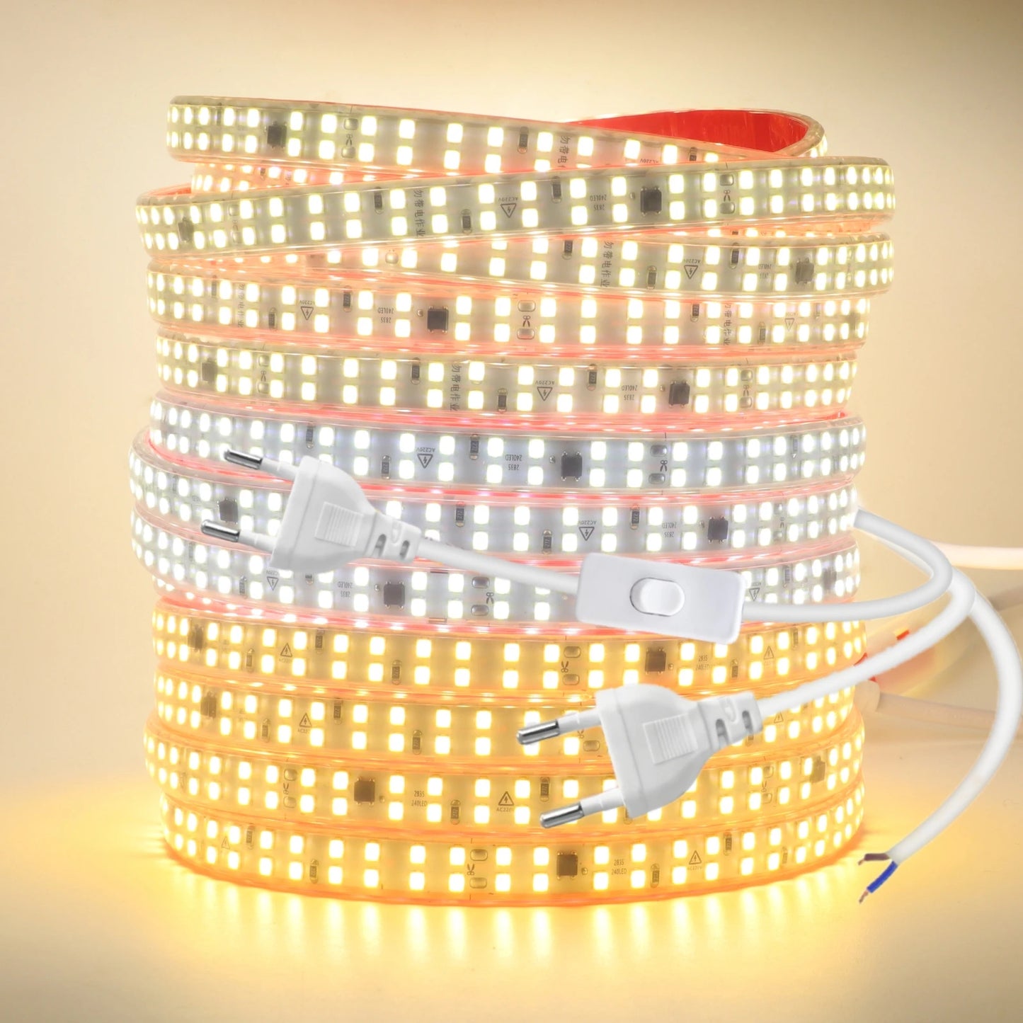 Strip Light IP67 Flexible Adhesive Tape Rope 2pin Wire Switch