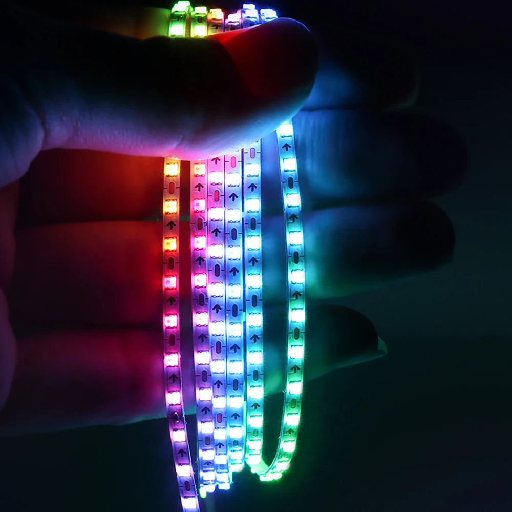 Super Thin Led Strip Lights 2812b SPI RGB Strip Dream Color